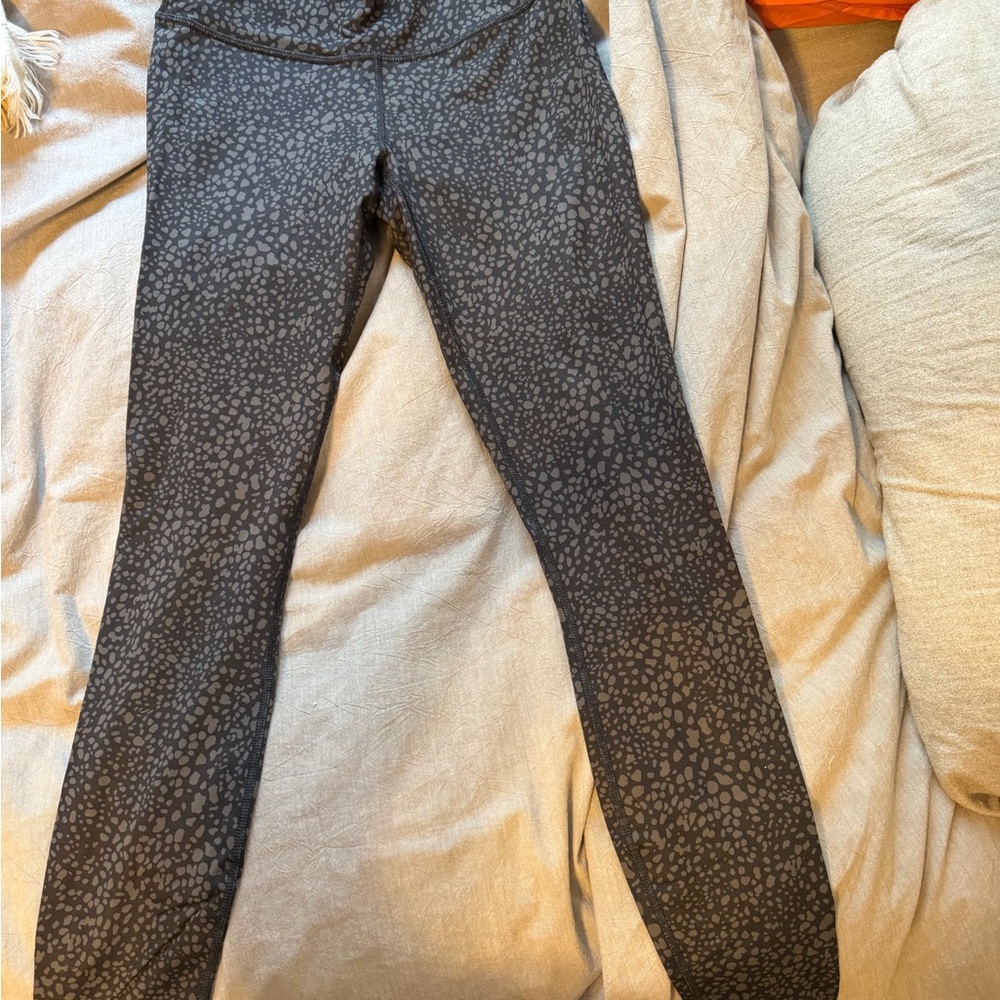 Black Patterned Leggings